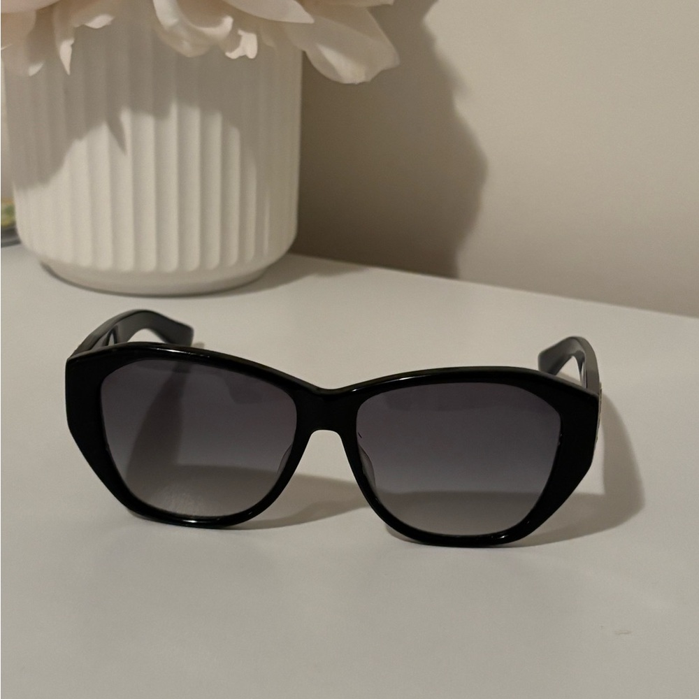 Saint Laurent Glossy Black Sunglasses – With Original Case - Picture 12 of 14